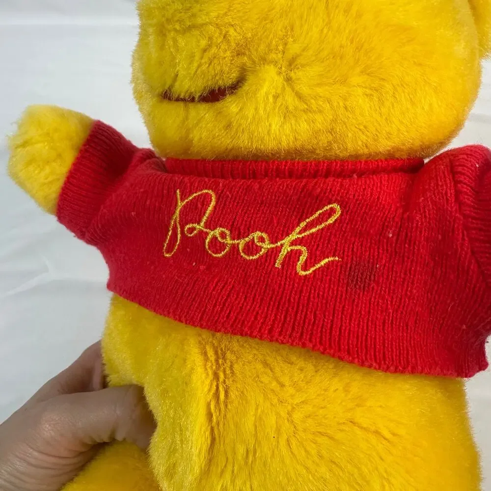 Vintage 1980s Sears Winnie The Pooh Bear Plush Stuffed Animal
